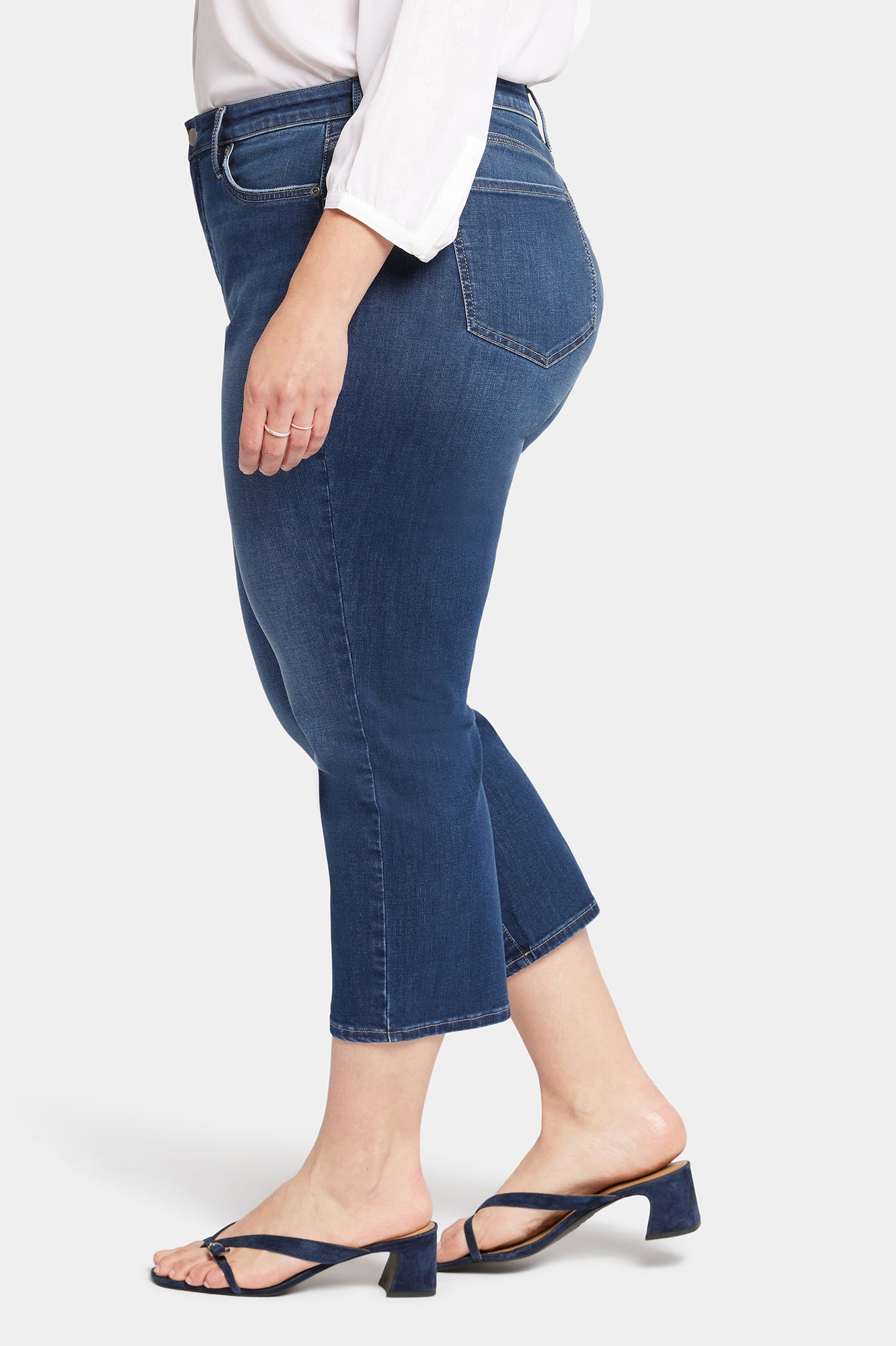 Relaxed Piper Crop Jeans In Plus Size In Cool Embrace® Denim
