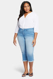 NYDJ Chloe Skinny Capri Jeans In Plus Size In Cool Embrace® Denim With Roll Cuffs - Debut