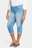 NYDJ Chloe Skinny Capri Jeans In Plus Size In Cool Embrace® Denim With Roll Cuffs - Debut