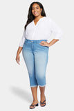 NYDJ Chloe Skinny Capri Jeans In Plus Size In Cool Embrace® Denim With Roll Cuffs - Debut