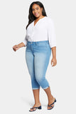 NYDJ Chloe Skinny Capri Jeans In Plus Size In Cool Embrace® Denim With Roll Cuffs - Debut