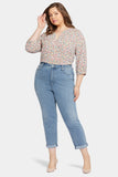 NYDJ Margot Girlfriend Jeans In Plus Size With Roll Cuffs - Angel