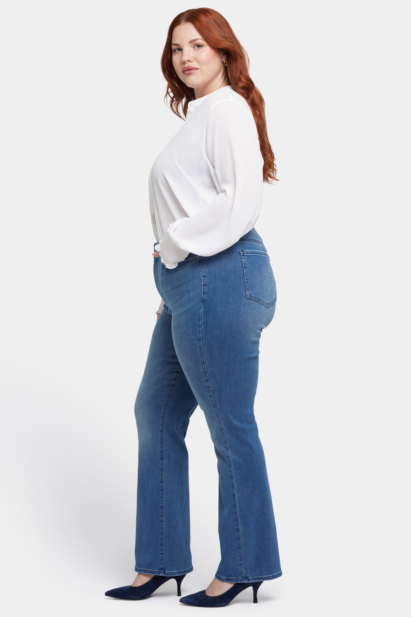 NYDJ Barbara Bootcut Jeans In Plus Size  - Cascade Wave