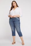 NYDJ Chloe Capri Jeans In Plus Size With Side Slits - Loire