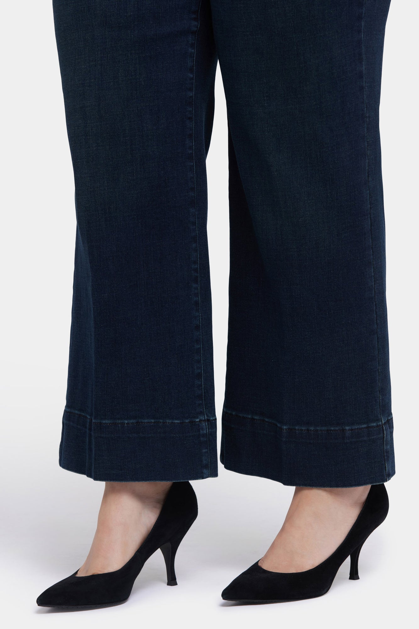 NYDJ Teresa Wide Leg Ankle Jeans In Plus Size With 3