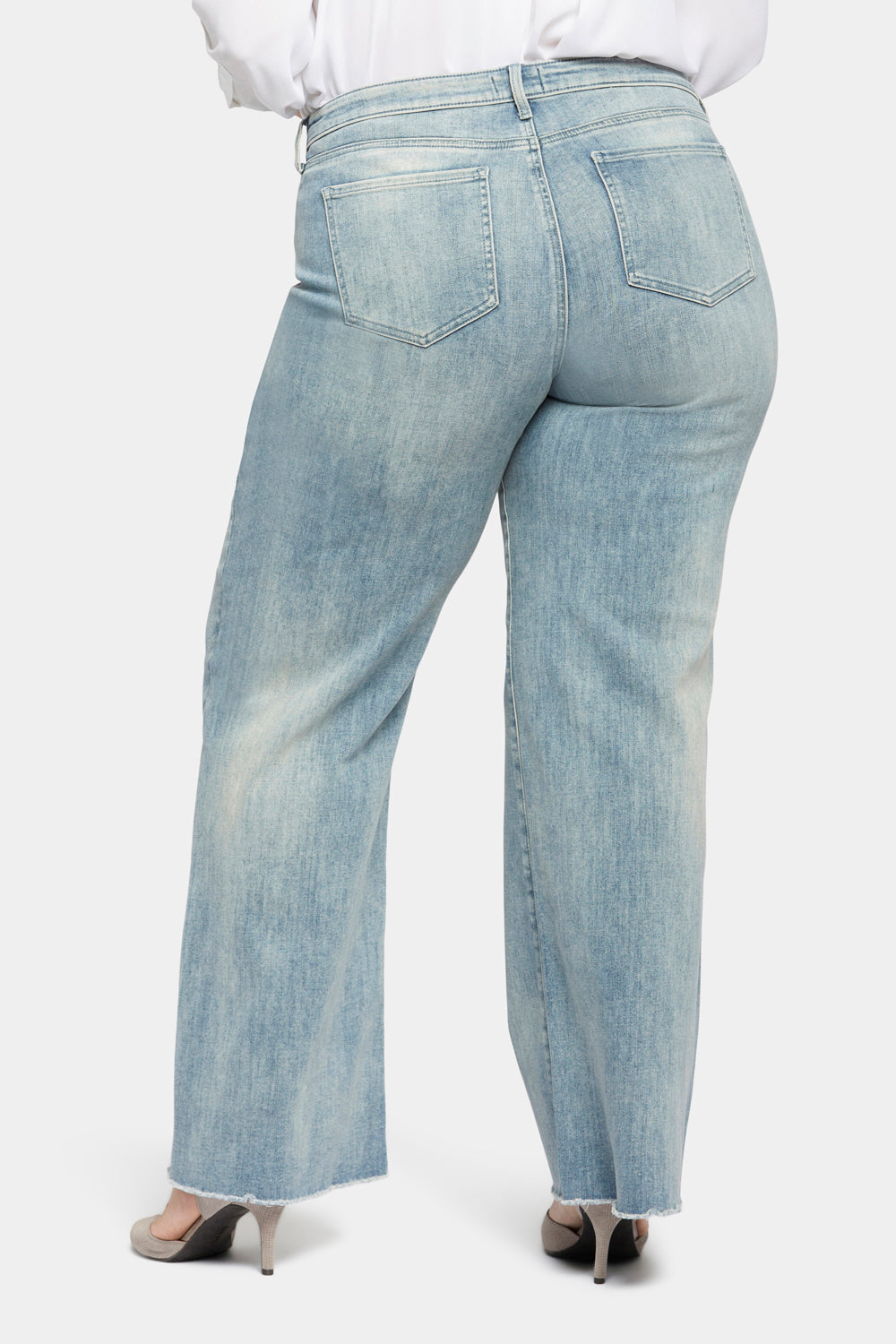 NYDJ Teresa Trouser Jeans In Plus Size With Frayed Hems - Affection