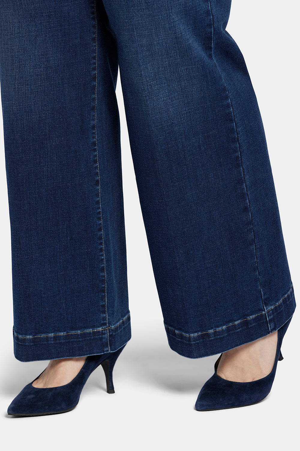 Teresa Wide Leg Jeans In Plus Size - Cambridge