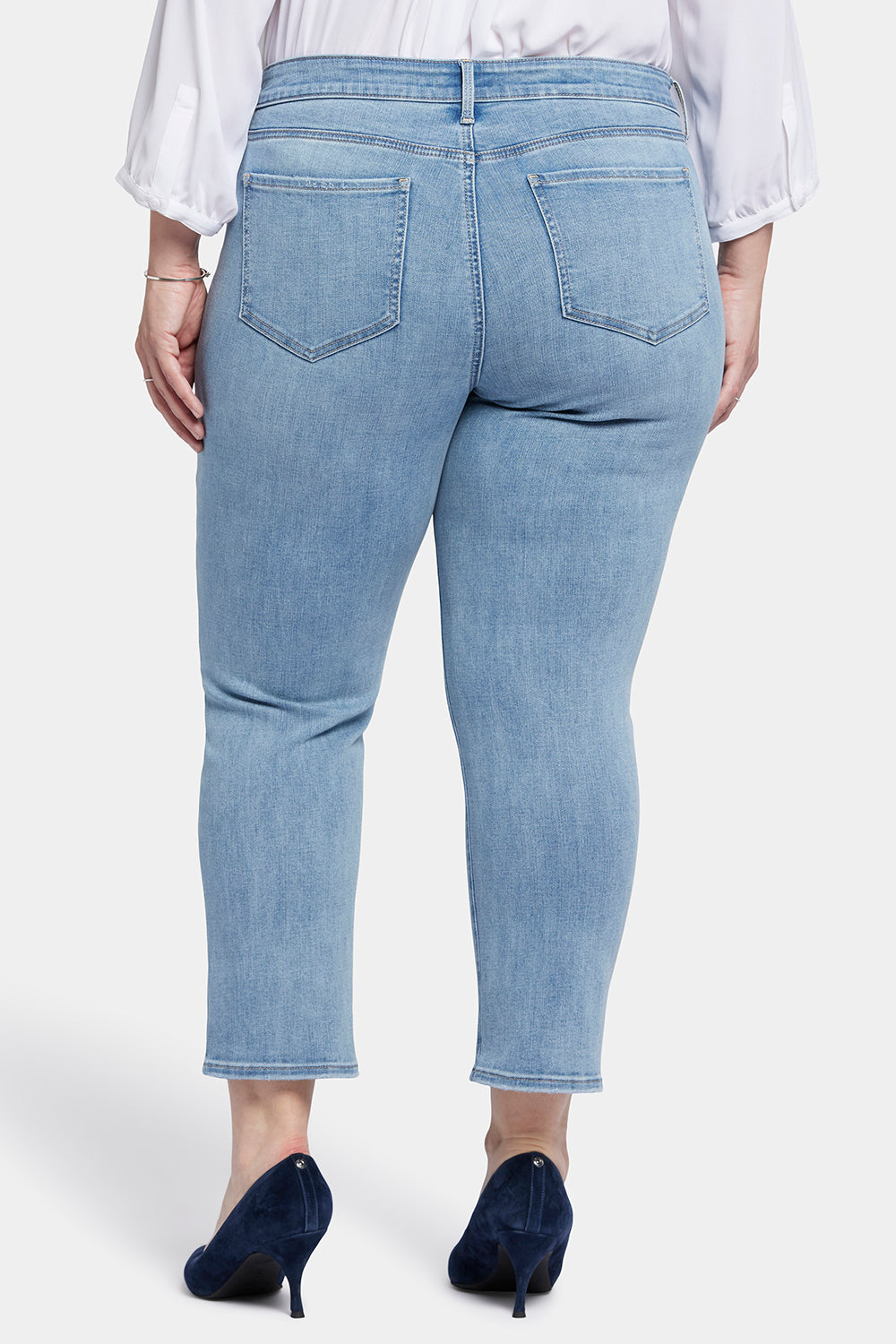 NYDJ Marilyn Straight Ankle Jeans In Plus Size  - Lakefront