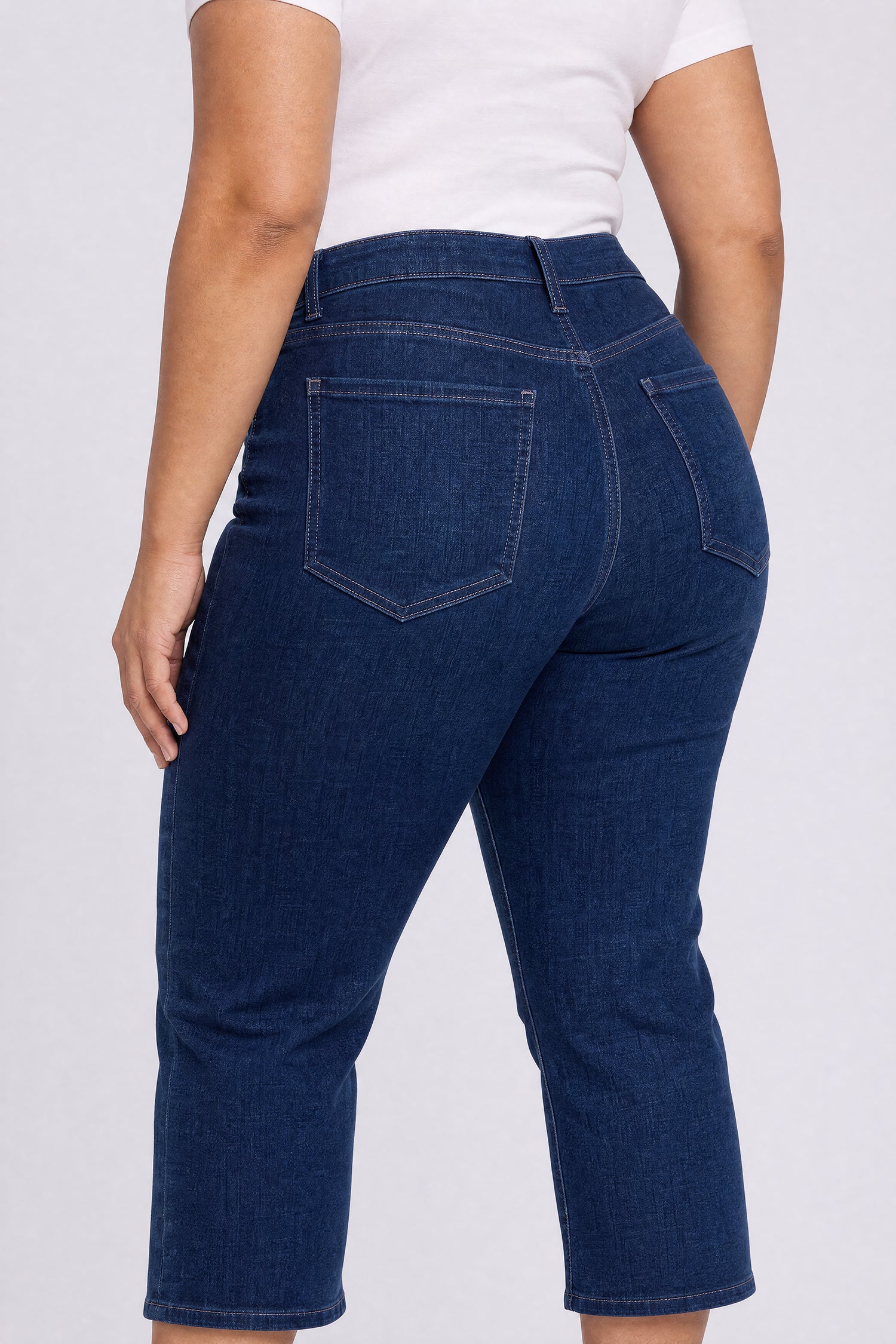 NYDJ Marilyn Straight Ankle Jeans In Plus Size With High Rise - After Hours