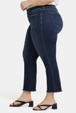 NYDJ Marilyn Straight Ankle Jeans In Plus Size  - Lotus Gardens