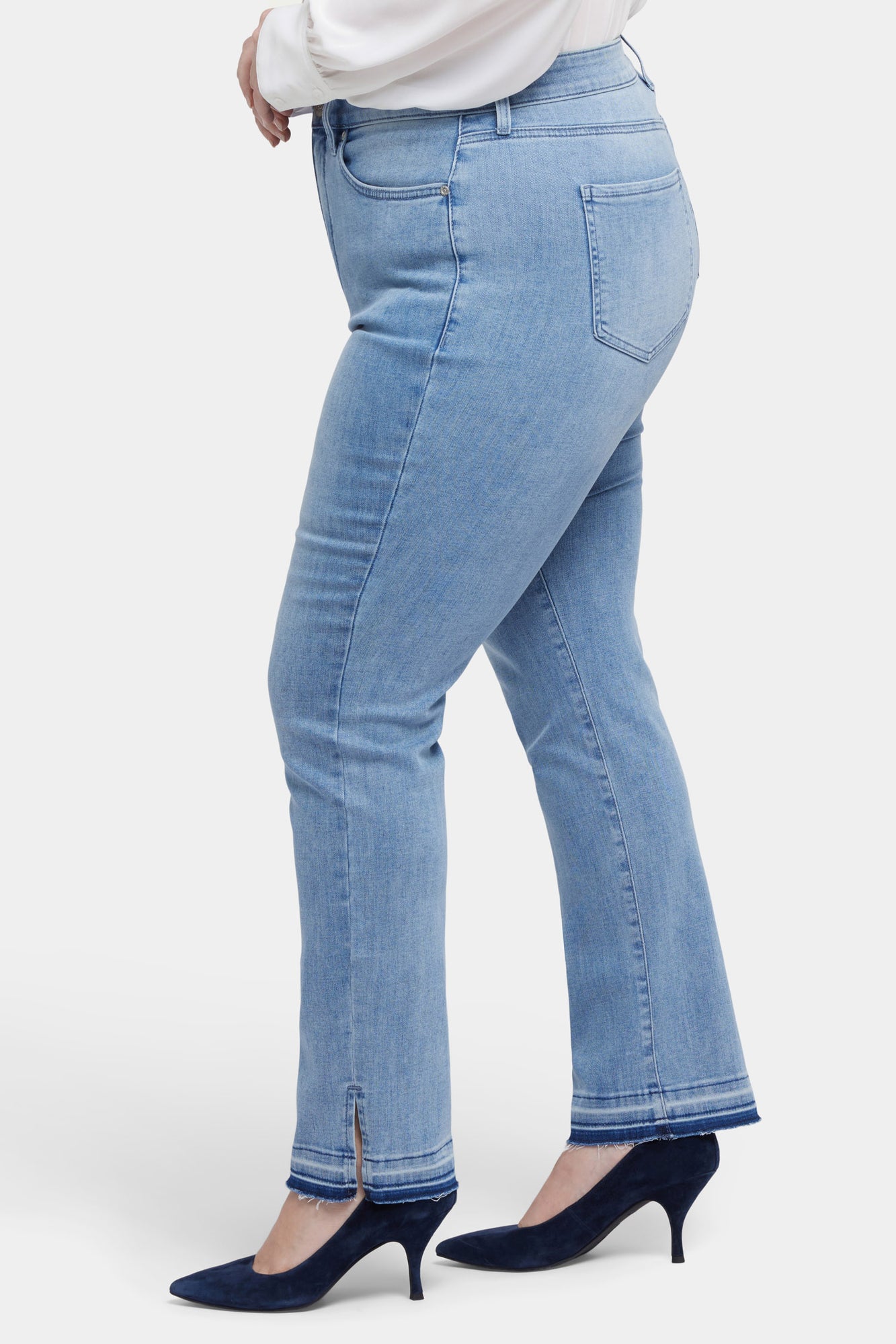 NYDJ Marilyn Straight Jeans In Plus Size With High Rise And 4