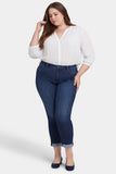 NYDJ Sheri Slim Ankle Jeans In Plus Size With Roll Cuffs - Wellspring