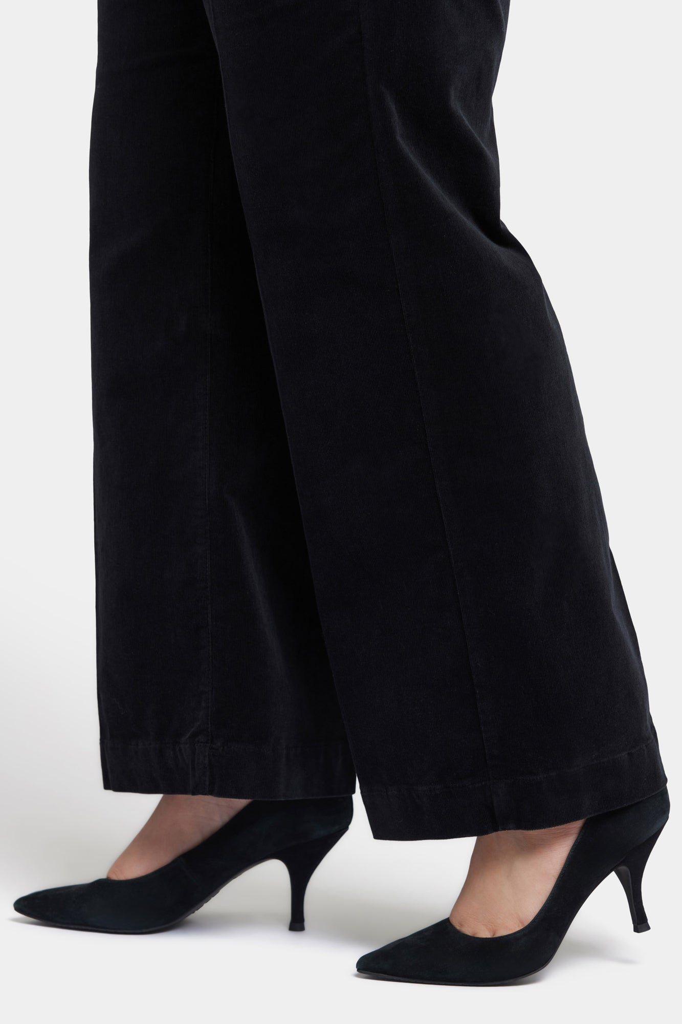 NYDJ Teresa Wide Leg Pants In Plus Size In Fine Wale Stretch Corduroy With 1 1/2