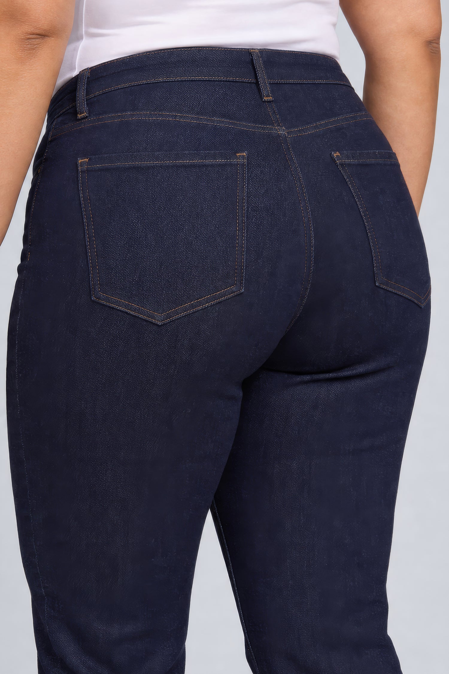 NYDJ Mia Palazzo Jeans In Plus Size With High Rise, Utility Pockets And 31" Inseam - Rinse