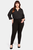 NYDJ Ami Skinny Jeans In Plus Size  - Black