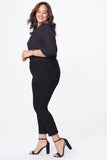 NYDJ Sheri Slim Jeans In Plus Size  - Black