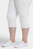 NYDJ Marilyn Straight Crop Jeans In Plus Size  - Optic White