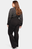 NYDJ Pull-On Flared Trouser Pants In Plus Size Sculpt-Her™ Collection - Black