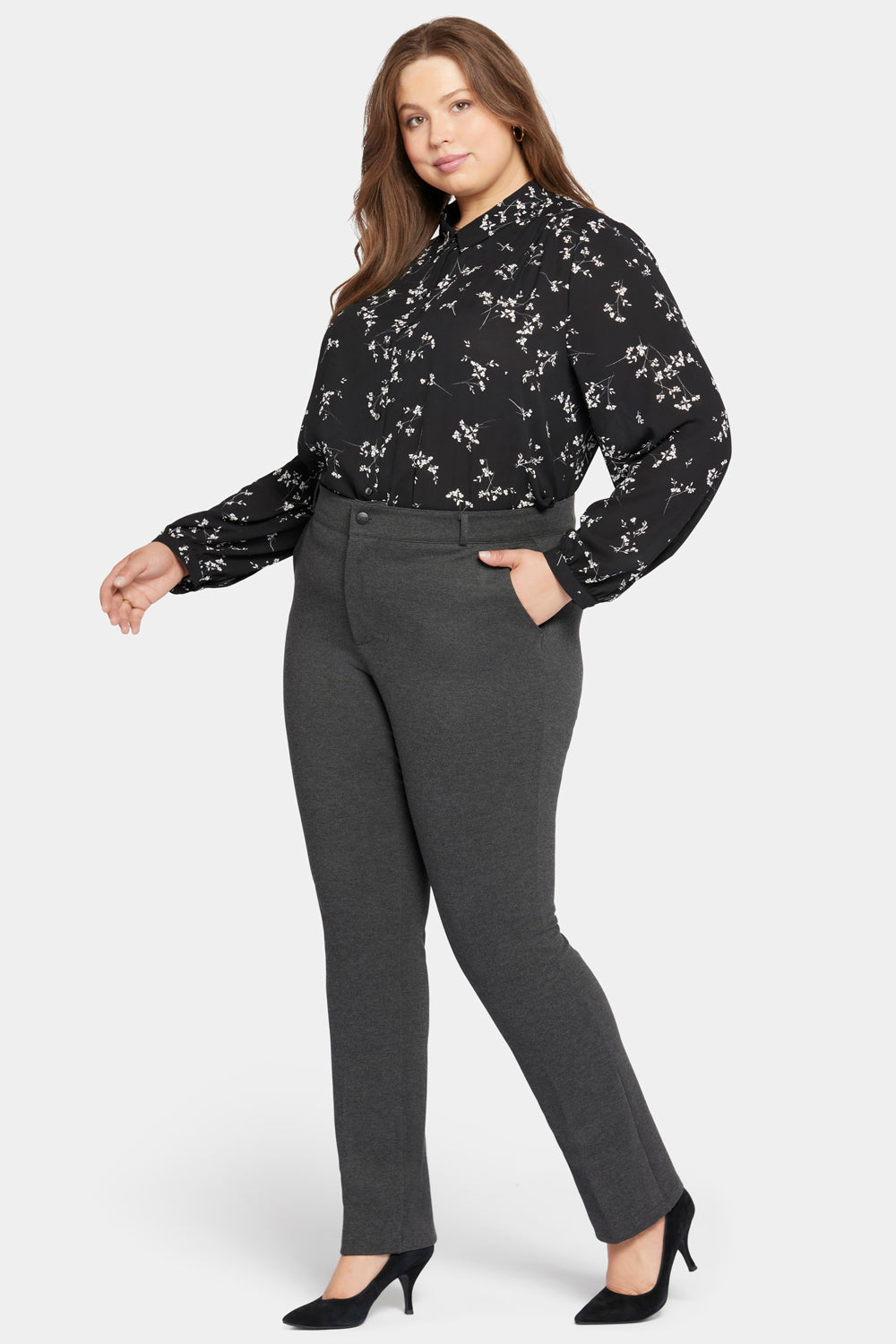 Classic Trouser Pants In Plus Size Sculpt-Her™ Collection