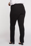 NYDJ Marilyn Straight Pants In Plus Size Sculpt-Her™ Collection - Black