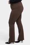 NYDJ Marilyn Straight Pants In Plus Size Sculpt-Her™ Collection - Coffee Bean