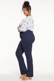 NYDJ Marilyn Straight Pants In Plus Size Sculpt-Her™ Collection - Oxford Navy