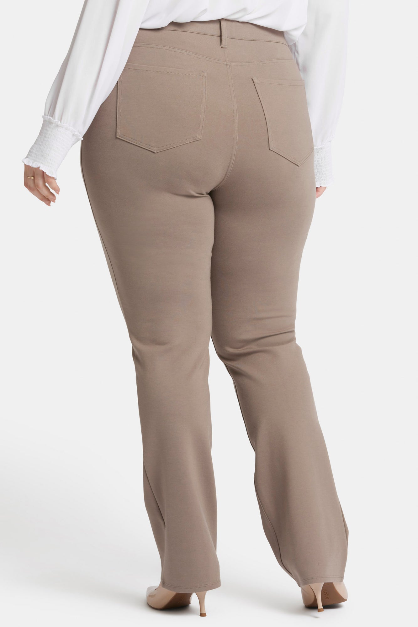 NYDJ Marilyn Straight Pants In Plus Size Sculpt-Her™ Collection - Saddlewood