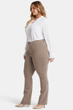 NYDJ Marilyn Straight Pants In Plus Size Sculpt-Her™ Collection - Saddlewood