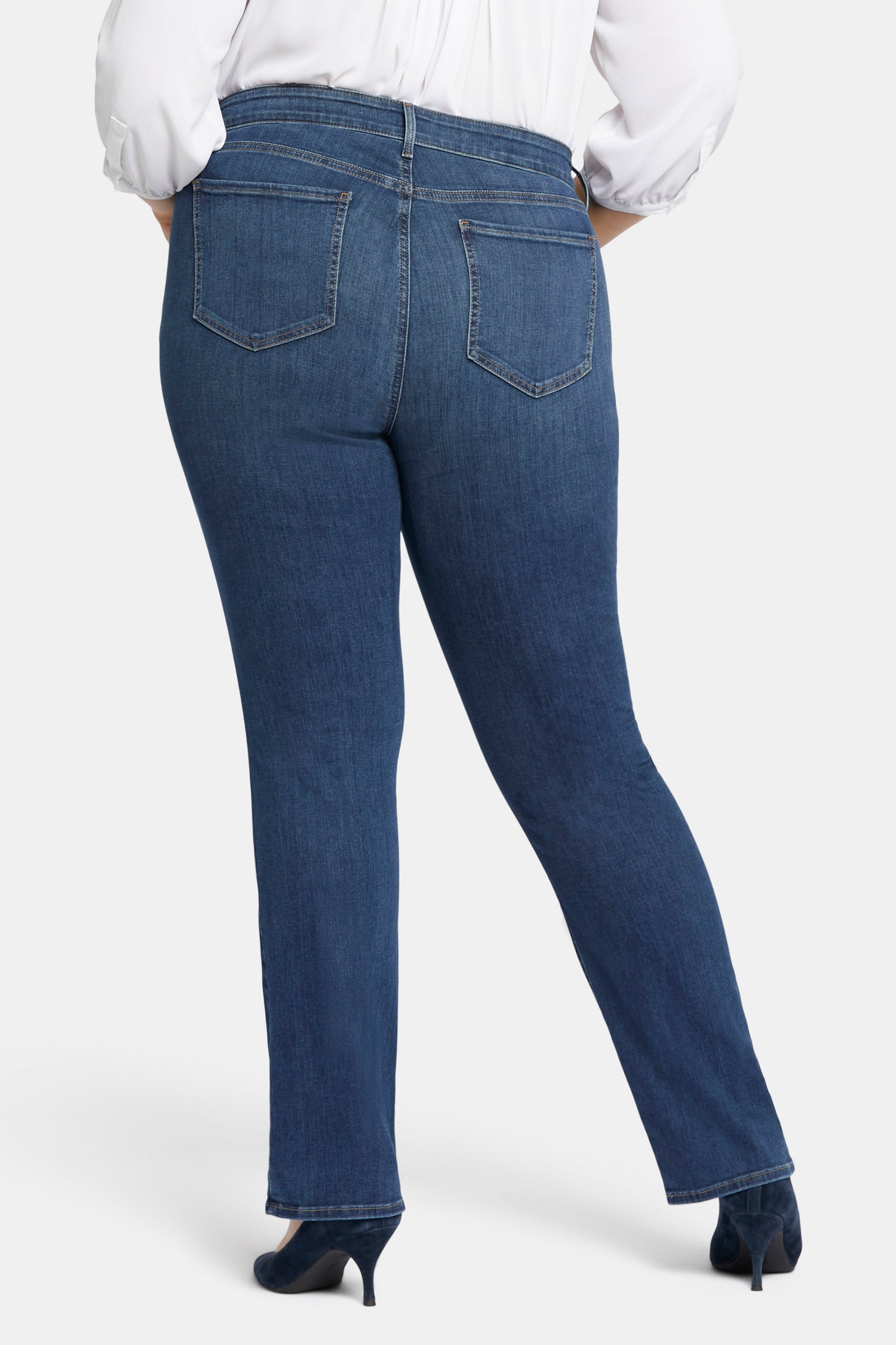 NYDJ Marilyn Straight Jeans In Plus Size  - Cooper