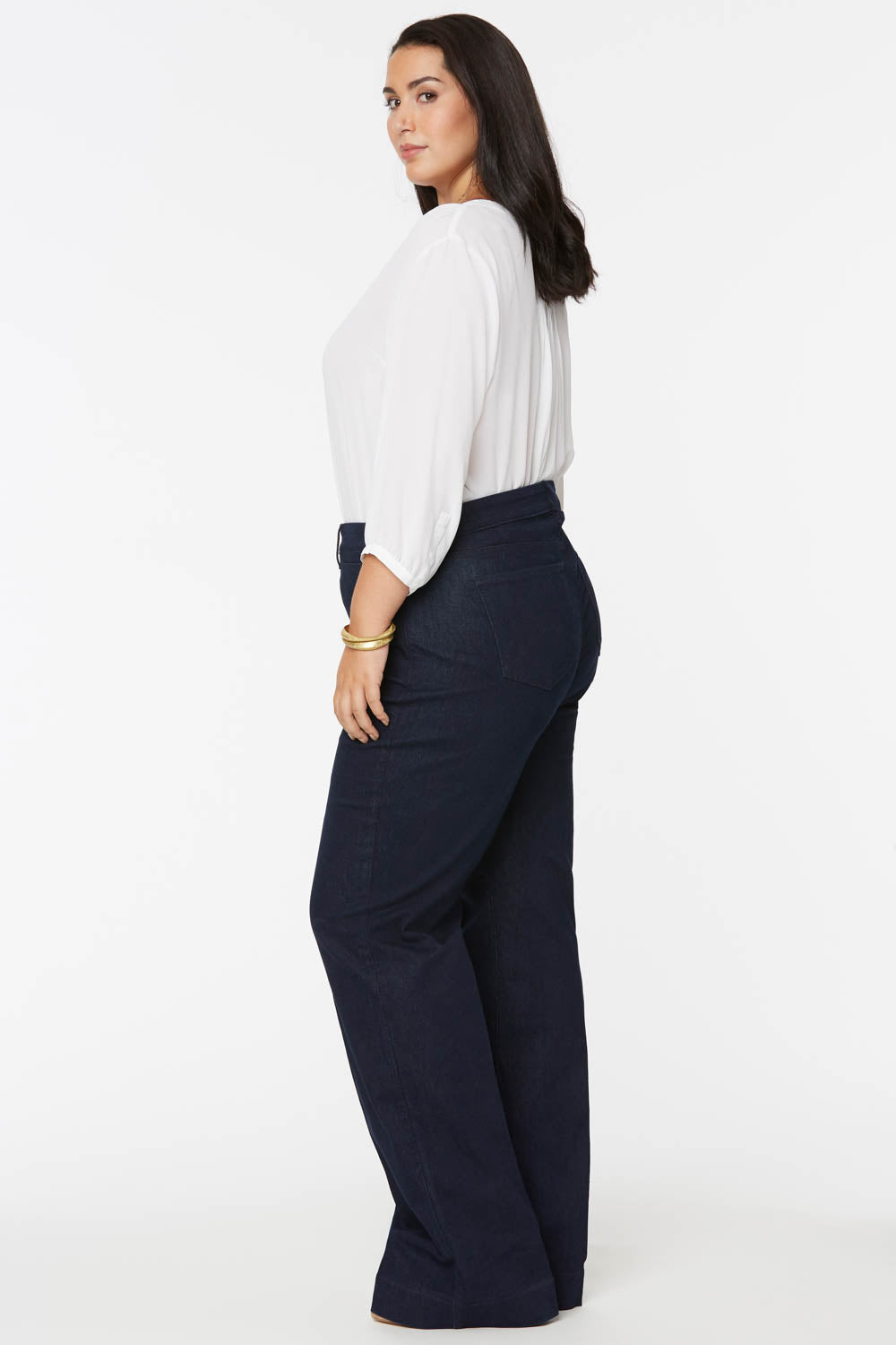 NYDJ Teresa Trouser Jeans In Plus Size  - Rinse