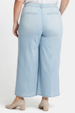 NYDJ Mona Wide Leg Trouser Ankle Jeans In Plus Size With High Rise  - Oceanfront