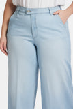 NYDJ Mona Wide Leg Trouser Ankle Jeans In Plus Size With High Rise  - Oceanfront