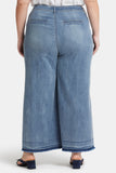 NYDJ Mona Wide Leg Trouser Ankle Jeans In Plus Size With High Rise  - State