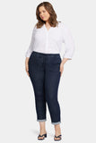NYDJ Slim Jogger Ankle Pants In Plus Size With Roll Cuffs - Lightweight Rinse