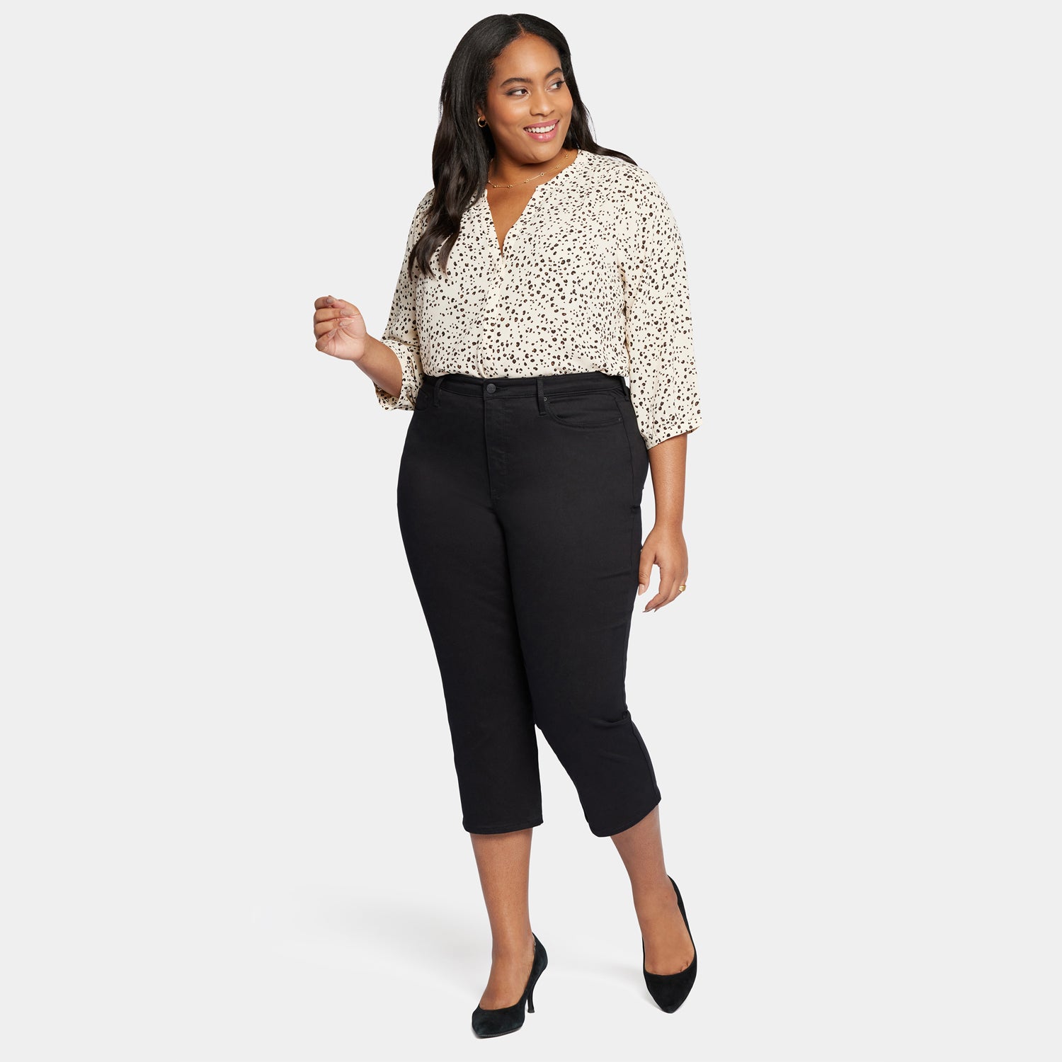 【COYSEIO】 DOUBLE CAPRI PANTS BLACK Amazon.com: DIBAOLONG Womens Capri Pants Loose Yoga Pants