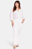 NYDJ Barbara Bootcut Jeans In Plus Size  - Optic White