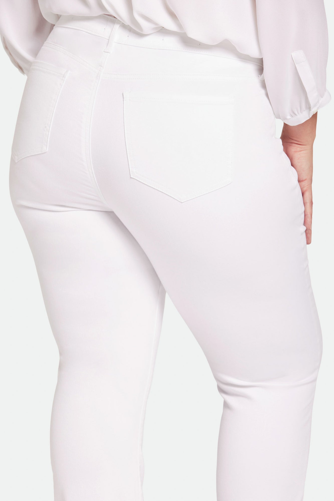 NYDJ Barbara Bootcut Jeans In Plus Size  - Optic White