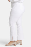 NYDJ Barbara Bootcut Jeans In Plus Size With Side Slits - Optic White