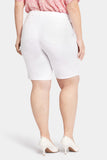 NYDJ Briella 11 Inch Denim Shorts In Plus Size  - Optic White