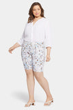 NYDJ Briella 11 Inch Denim Shorts In Plus Size  - Becca Bouquet