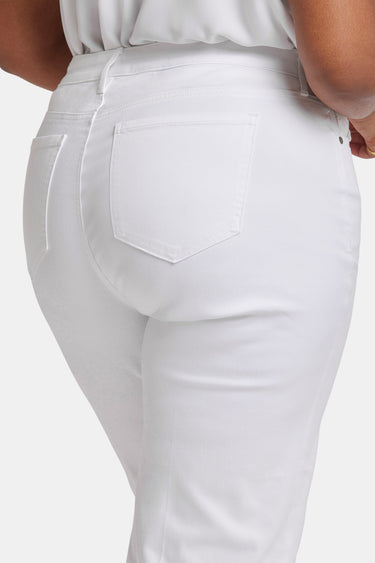 NYDJ Teresa Wide Leg Ankle Jeans in Plus Size  - Optic White