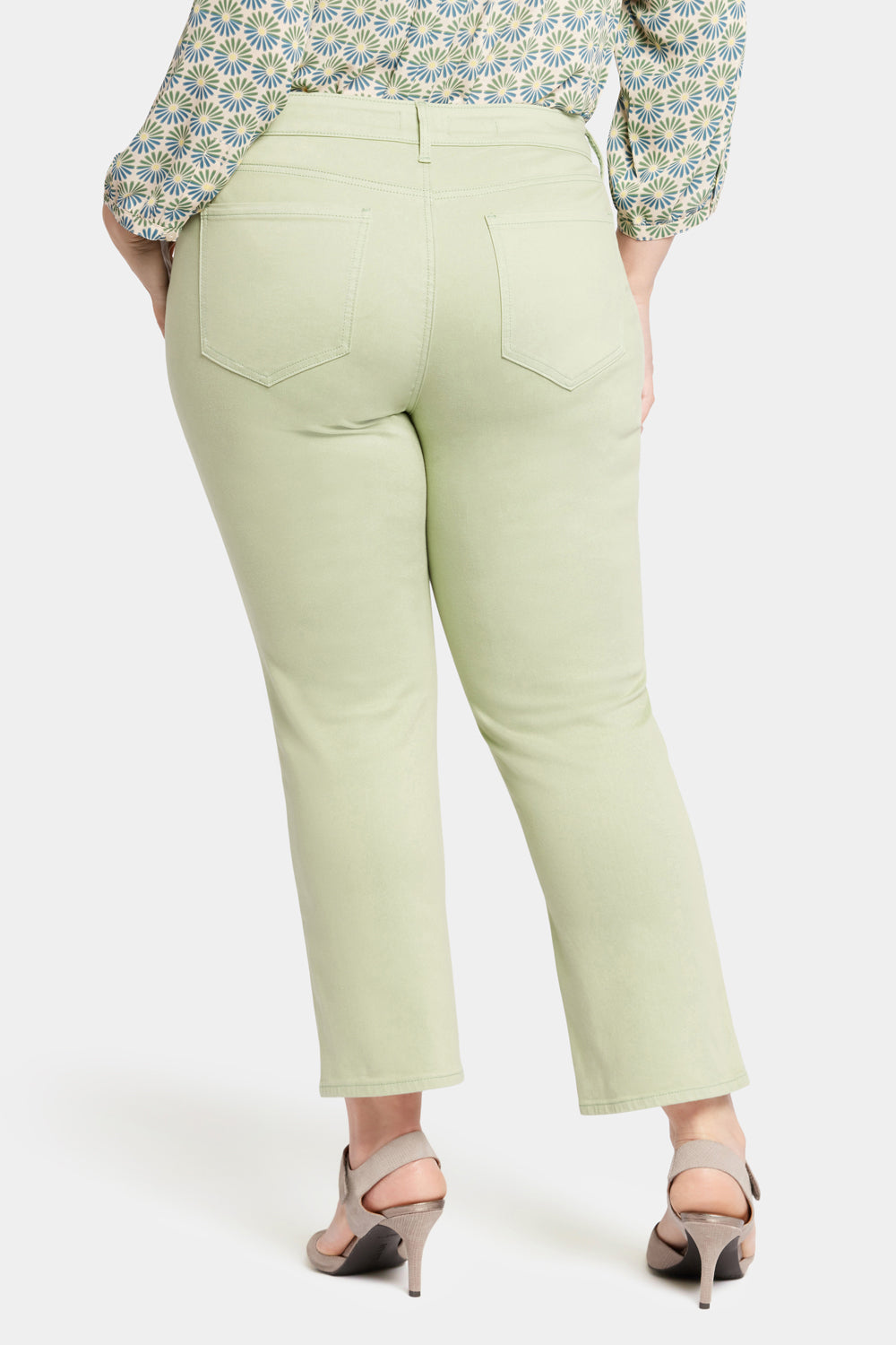 NYDJ Marilyn Straight Ankle Jeans In Plus Size  - Beginning