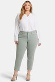 NYDJ Marilyn Straight Ankle Jeans In Plus Size  - Lily Pad