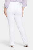 NYDJ Marilyn Straight Jeans In Plus Size  - Optic White