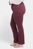 NYDJ Marilyn Straight Jeans In Plus Size  - Dark Cherry