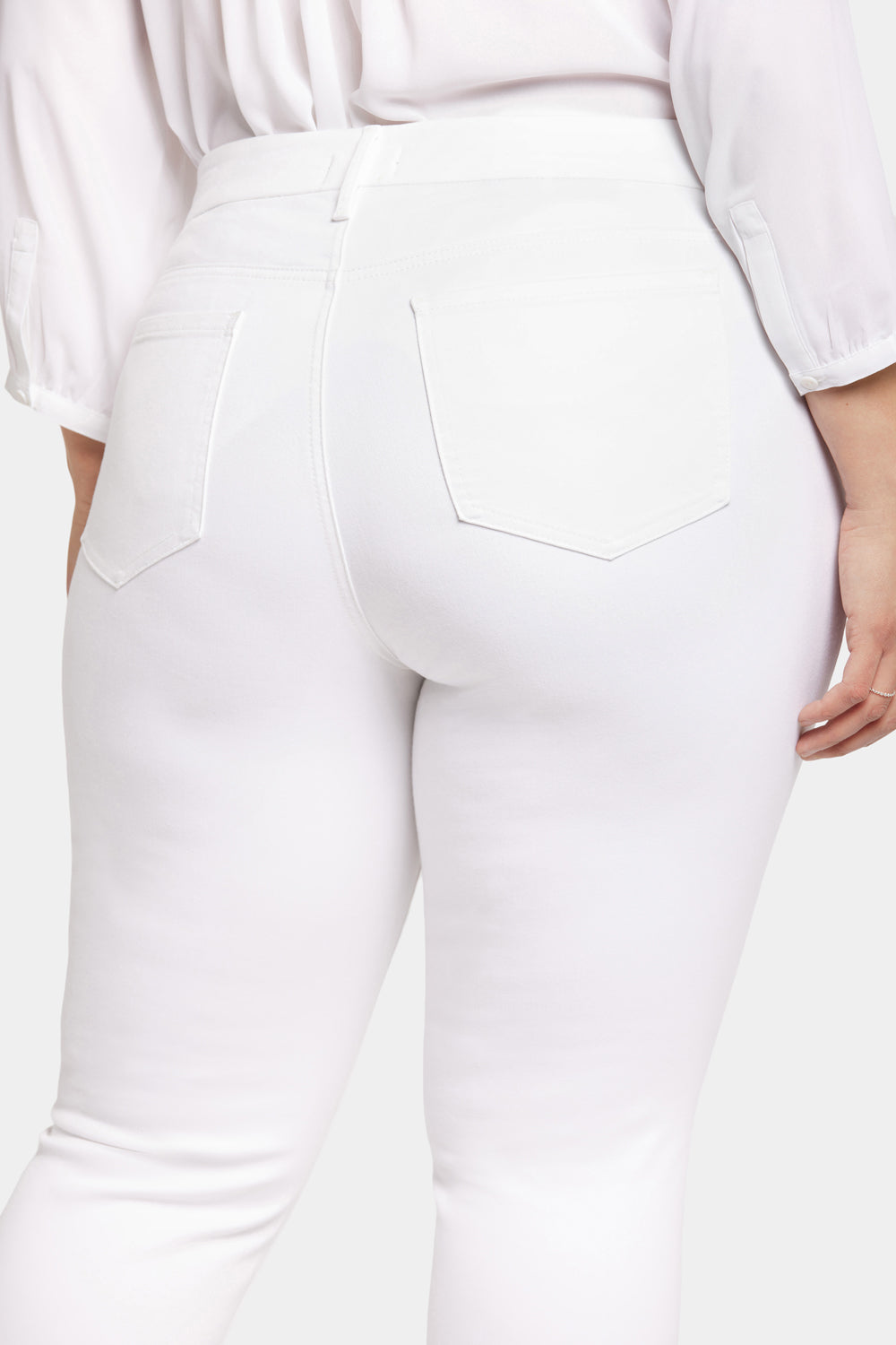 NYDJ Waist-Match™ Marilyn Straight Jeans In Plus Size  - Optic White