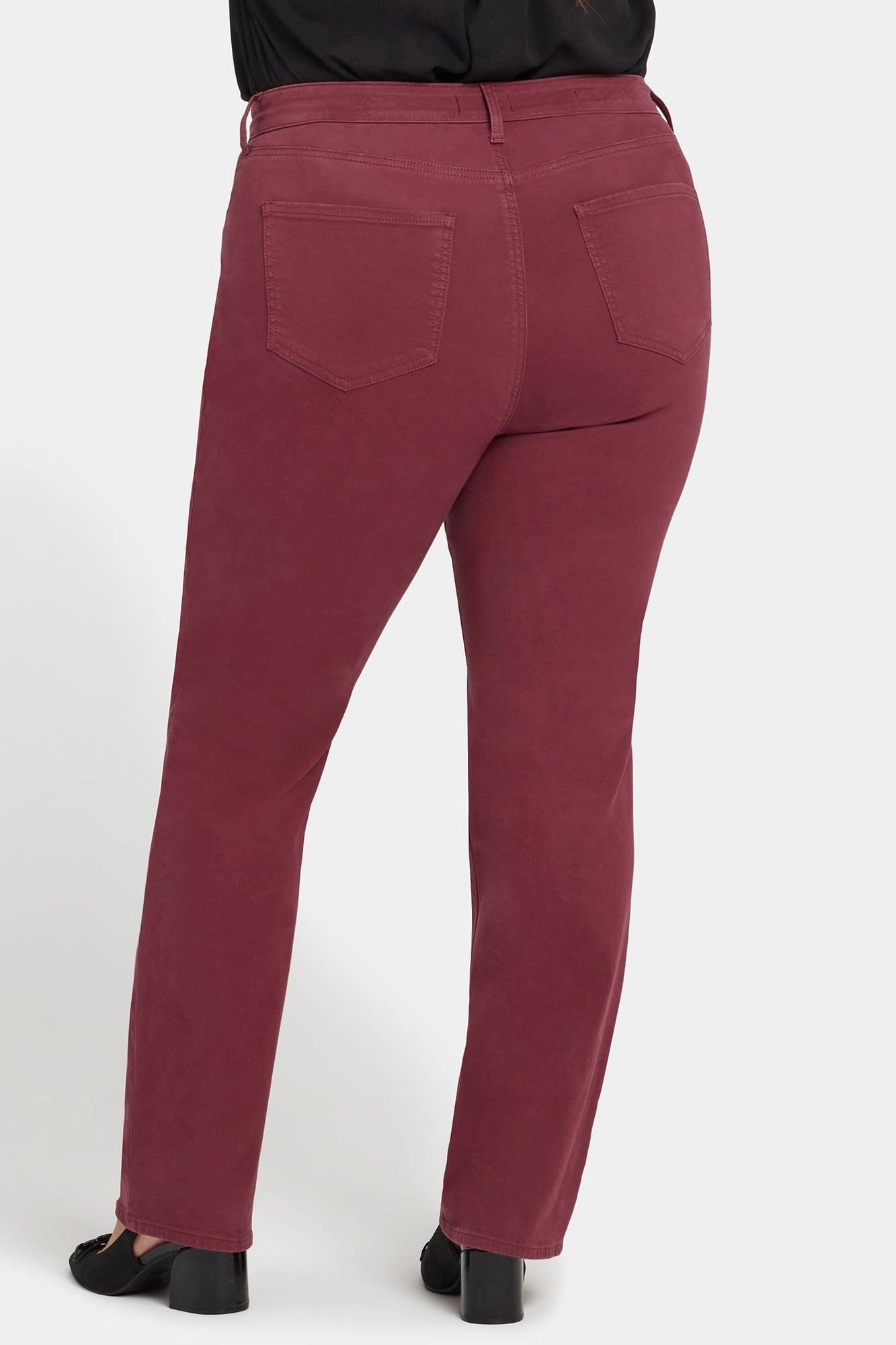 NYDJ Marilyn Straight Jeans In Plus Size With High Rise And 31