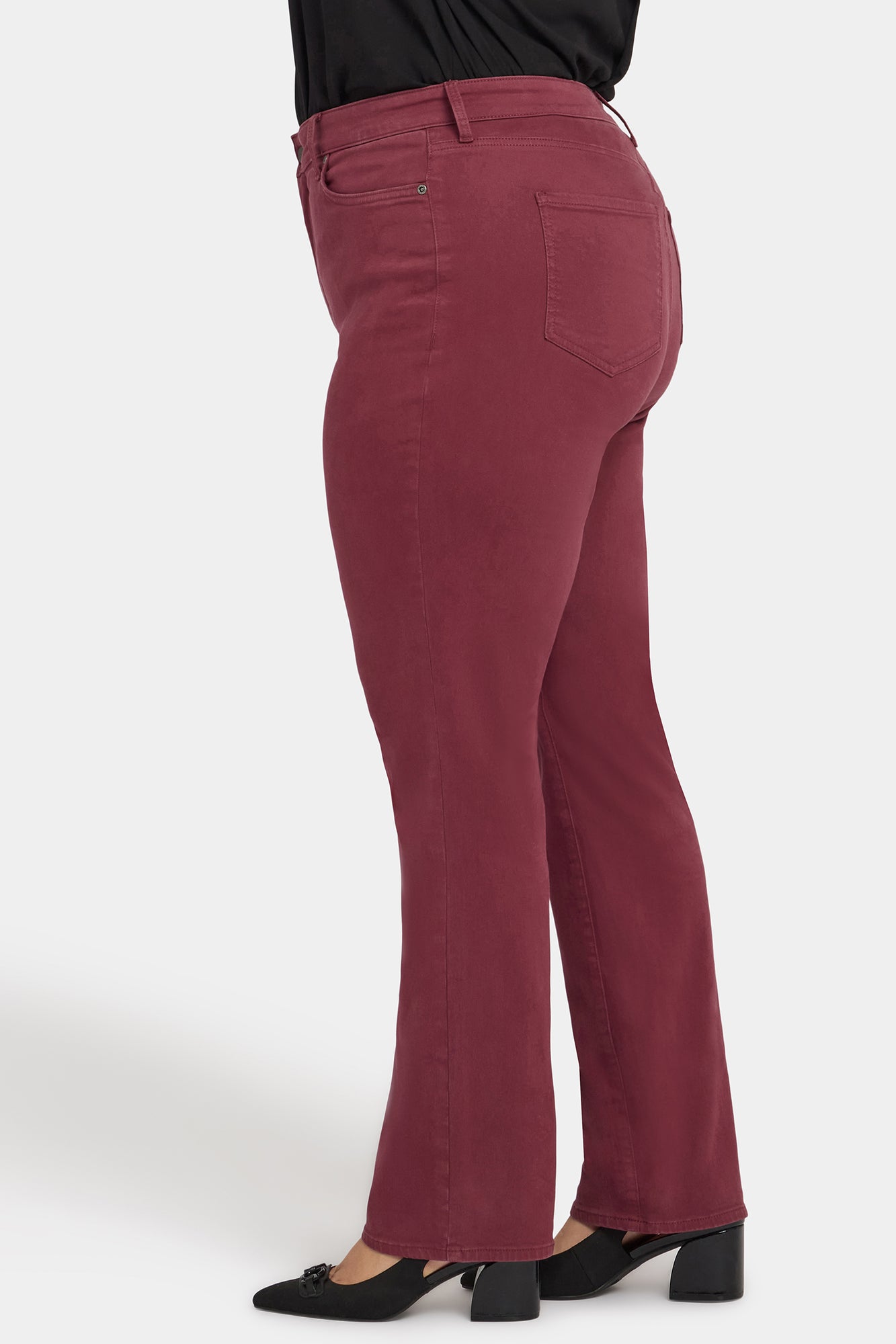 NYDJ Marilyn Straight Jeans In Plus Size With High Rise And 31