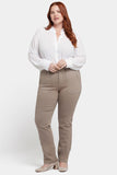 NYDJ Marilyn Straight Jeans In Plus Size With Utility Pockets - Country Oak