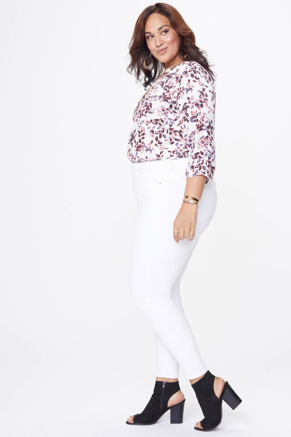 NYDJ Ami Skinny Jeans In Plus Size  - Optic White